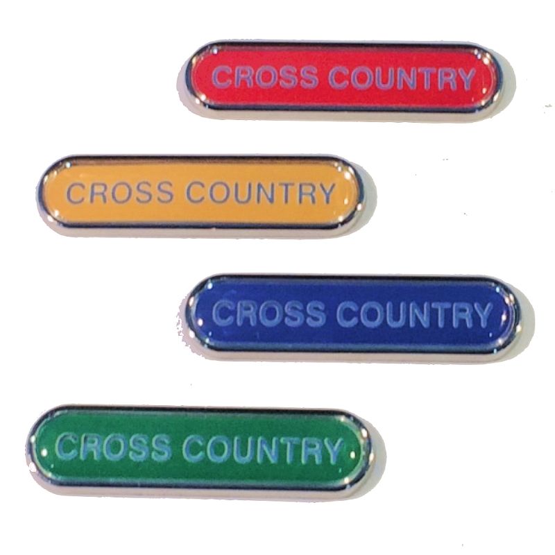 CROSS COUNTRY badge